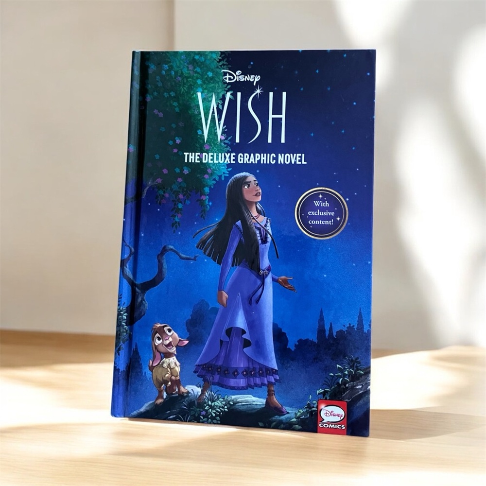 NEW Disney Wish: The Deluxe Graphic Novel Hard Cover Disney Comics Book 2024